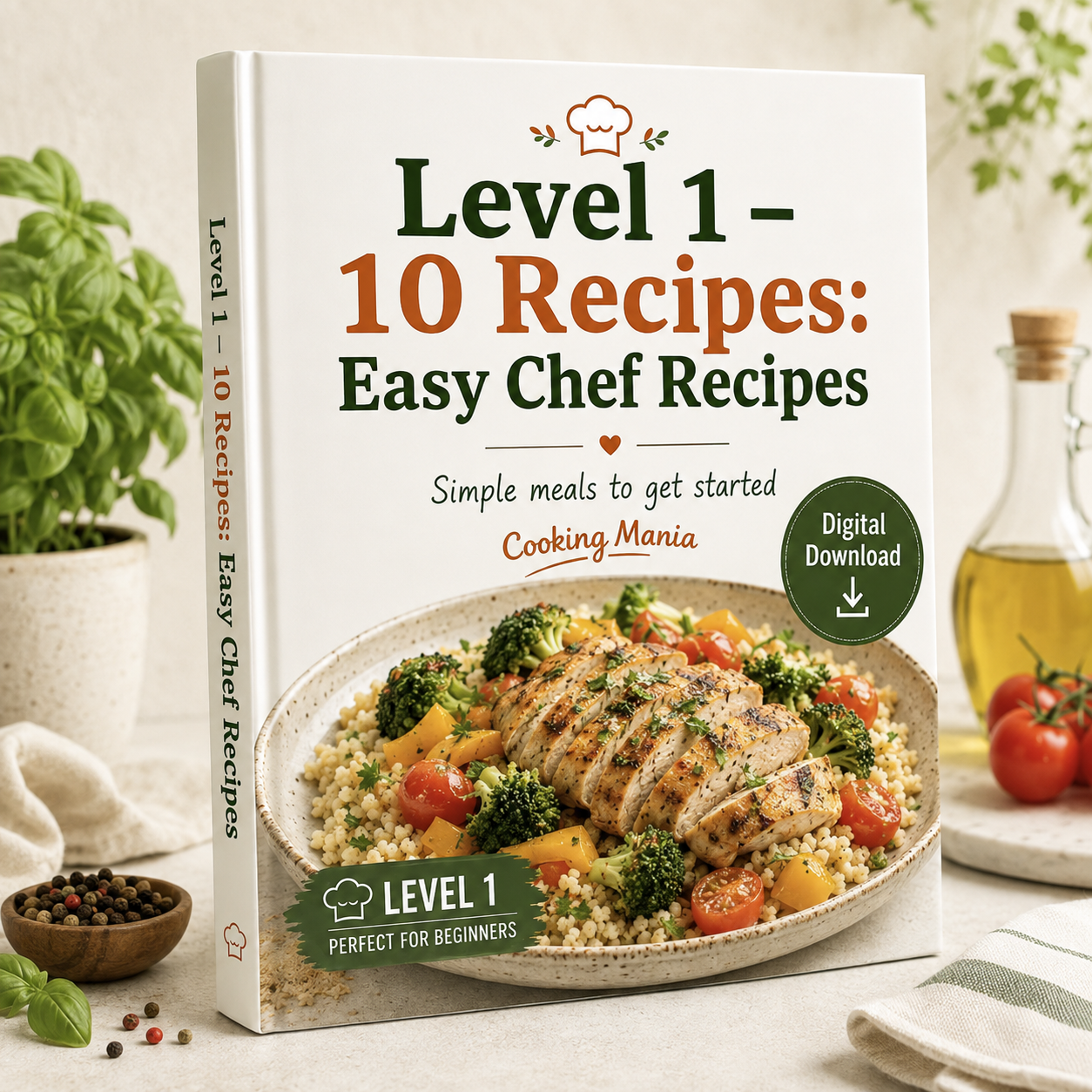Cooking Mania Level 1 – 10 Beginner-Friendly Recipes