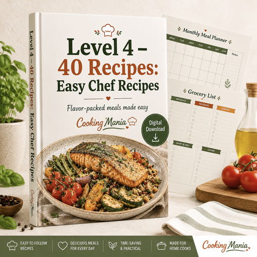 Cooking Mania Level 4 – 40 Everyday Kitchen Favourites