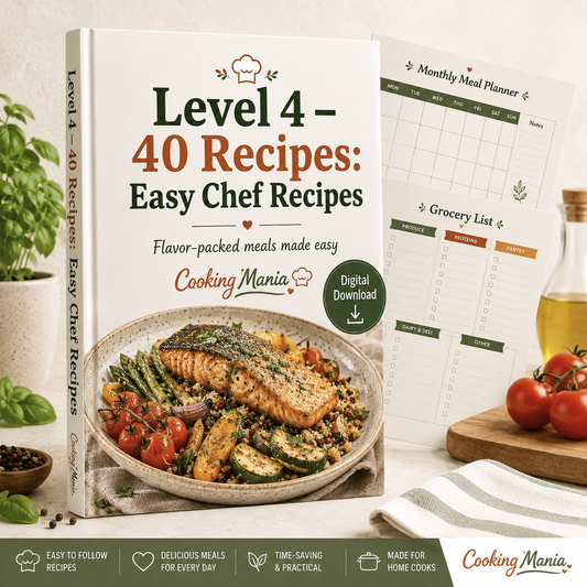 Cooking Mania Level 4 – 40 Everyday Kitchen Favourites