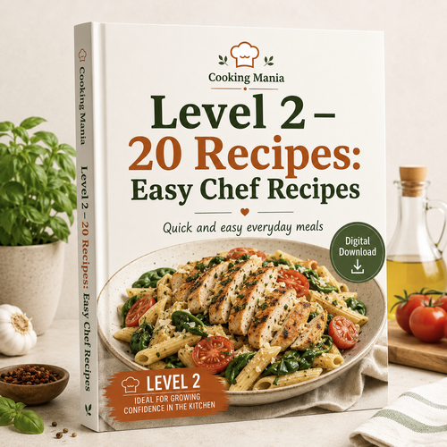 Cooking Mania Level 2 – 20 Quick Weeknight Recipes